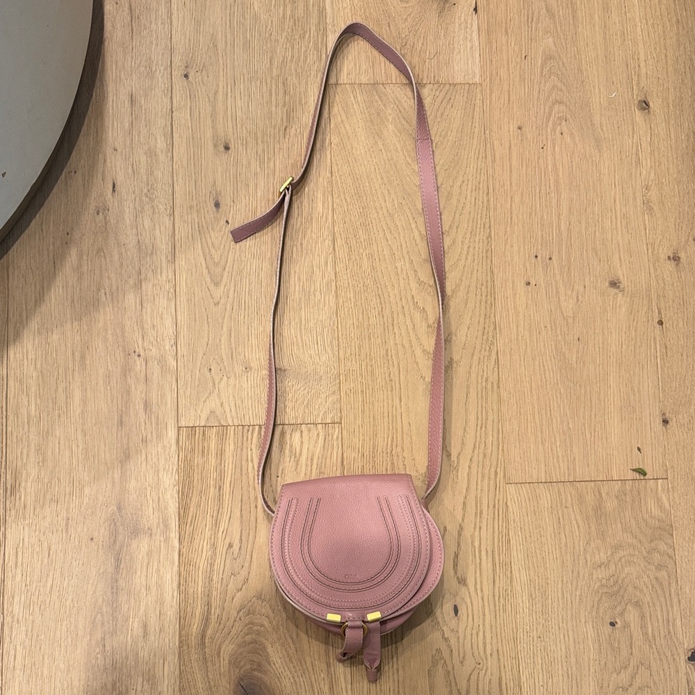 Chloe Dusty Pink Crossbody Bag